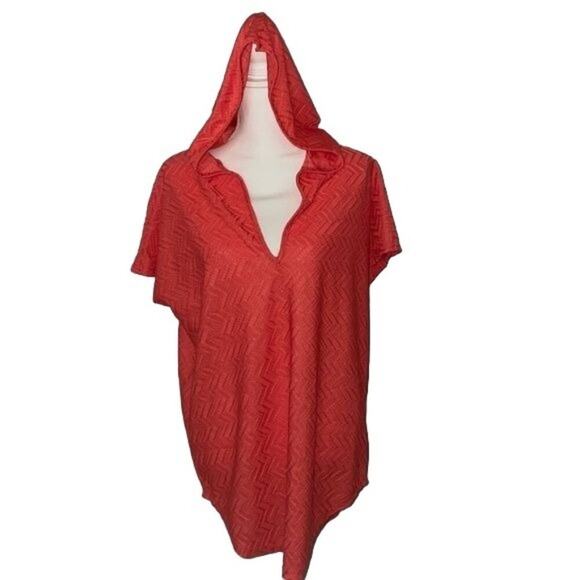 Jordan Taylor Large Hooded Bathing Suit Cover Up - Picture 1 of 6